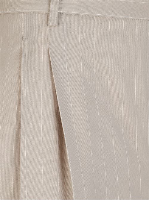 Bermuda Pinstripe Pleat AMI PARIS | HSO827WV0197A043